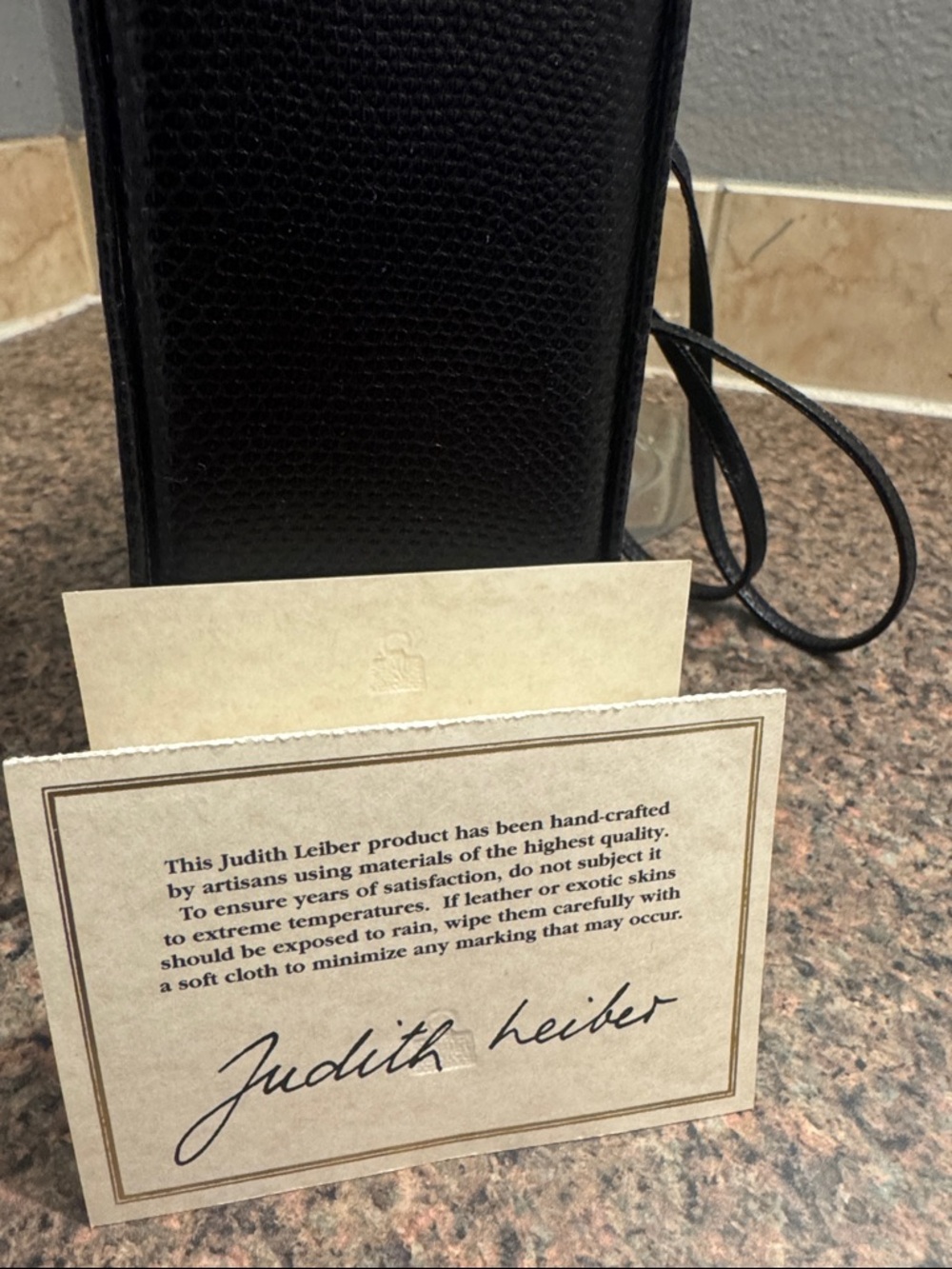 Judith Leiber Black Snakeskin & rhinestone Handbag retail $790 like new - Picture 5 of 11